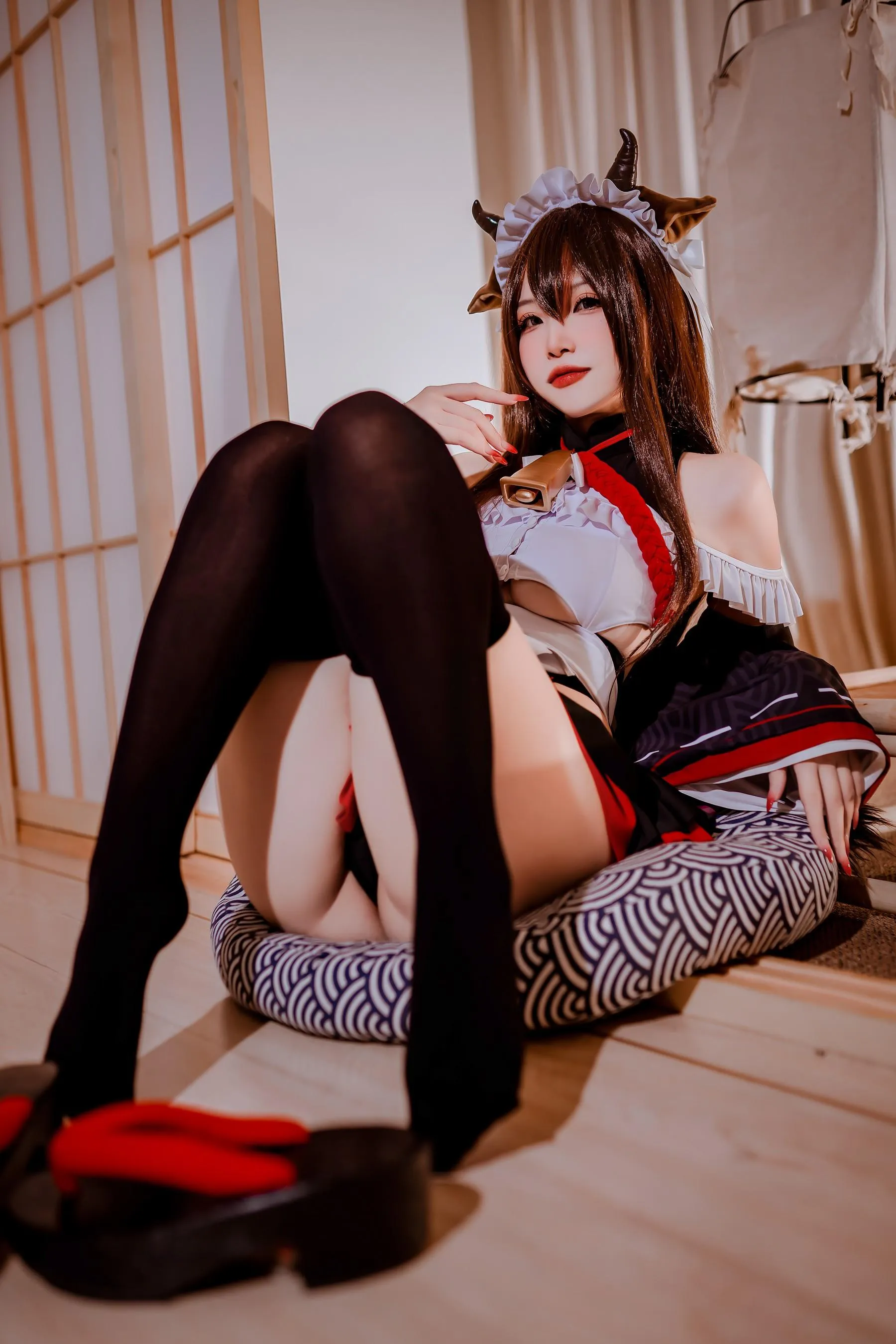 二佐Nisa – NO.148 碧蓝樫野女仆 [34P]插图3